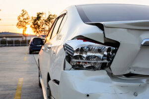 Car damaged in an accident in a no-fault state